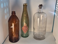 Vintage Glass Bottle LOT Mixed  picture