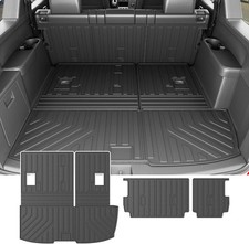 powoq Cargo Mat Compatible with 2009-2015 Honda Pilot Trunk Mat Cargo Liner TPE picture