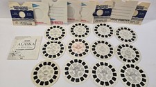 Lot Of 12 Vintage View-Master Reels Travel Alaska Yellowstone Plant Kingdom More picture