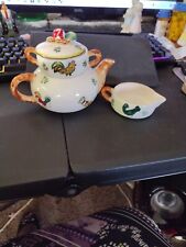 Vintage Hand Painted Porcelain Teapot - Japan - Bird Theme - 6.25