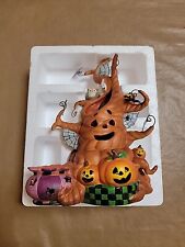 PartyLite HAUNTED TEALIGHT TREE  P9065 Candle Holder Halloween Spooky Pumpkin picture