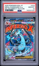 PSA 10 Mega Charizard X ex 223 MA-Incorrect Texture picture