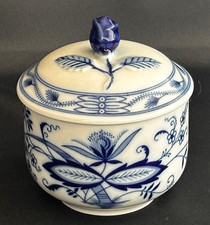 Vintage WINTERLING BAVARIA SUGAR BOWL & LID  BLUE ONION Pattern Germany EXC picture