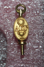 Vintage Delta Kappa Gamma Sorority Key Pin Brooch 6-11-30 Gold Tone picture