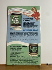 VTG Sears Easy Living Paint Sample Sales Pamphlet 1977 Sears Best Very Clean picture