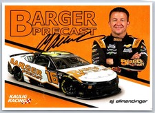 AJ Allmendinger Hand Signed Autograph 5 x 7 Hero Card - NASCAR - Barger Precast picture