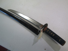 ANTIQUE JAPANESE SAMURAI WAKIZASHI SWORD-MASAYOSHI-SIGNED TANG-UNUSUAL SHAPE J26 picture