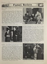 1926 Magazine Photos Silent Movie Reviews Buster Keaton,Jackie Coogan picture