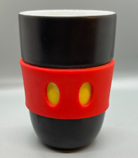 DISNEY PARKS Mickey Mouse Silicone Pants Ceramic Handleless Cup Tumbler Mug picture