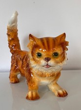 Vintage Goebel W Germany Orange Persian Cat Figurine Porcelain Standing Kitten picture