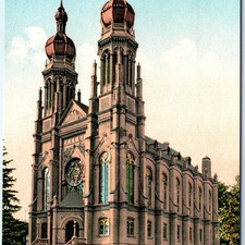 c1900s Portland OR Temple Beth Israel Jewish Synagogue Postcard Mitchell Litho picture