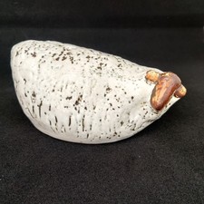 vintage Henrik Allert for Pentik Finland ceramic sheep approx 7 in long 3in tall picture