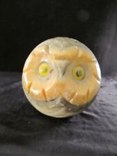 Owls - Solid As A Rock Owl Made From A Hard Stone Ball picture