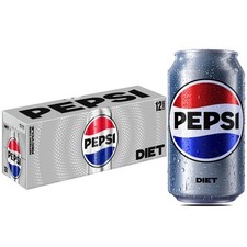 Diet Pepsi Cola Soda Pop  12 fl oz 12 Pack Cans  picture