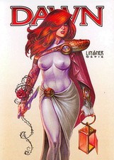 DAWN NEW HORIZONS BREYGENT 2013 PROMO CARD 1 SDCC SAN DIEGO COMIC CON LINSNER MC picture