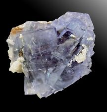 Translucent Purple-Blue Phantom Fluorite Yaogangxian Mine, Hunan China 6cm picture
