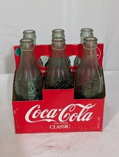 Coca-Cola Classic 6-Pack 6.5 oz Embossed Glass Bottles Walla Walla WA Carrier 19 picture