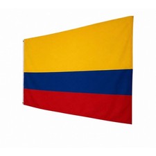Colombia National Flag 3x5 ft Yellow Blue Red Tricolor Polyester Grommets NEW picture
