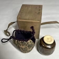 Tea Ceremony Tanba Ware Sueyazo Wooden Box Included from Japan picture