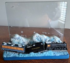 Vintage Hallmark/Warner Bros Polar Express picture frame/card holder from 2004. picture