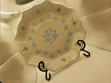 Vintage Hand Painted Octagonal Ceramic Plate picture