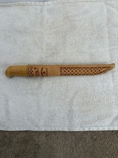 Vtg J. Marttiini Wood Handle 10” Fillet Knife W/6