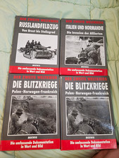 MOEWIG WW II Militaria Book Lot: Russlandfeldzug, Italien/Normandie, Blitzkriege picture