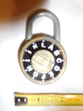 Scarce Vintage Made in the USA Slaymaker ABC/Letters Combination Lock picture