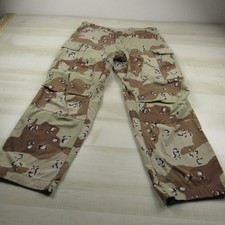 Military Pants Mens Medium 34x28 Short Brown Desert Camo Chip Cargo Utility picture