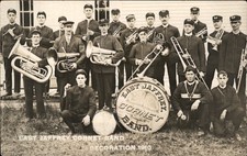 East Jaffrey NH Music Cornet Band c1910 Real Photo Vintage Postcard bhn picture