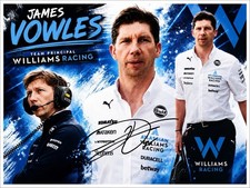 James Vowles Hand Signed Photo A3 16x12 Inch Autograph Inc COA Formula One picture