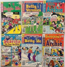 6 VTG 70s - 80s Archie Comics Sabrina #74 Betty & Veronica Archie Reggie & Me picture