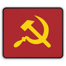Retro Russia USSR Hammer Sickle Mouse Pad picture