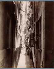 Italia, Genoa Vintage Albumen Print Albumin Print 20x25 Circa 1875  picture