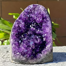 Random 300g Amethyst Rough Stone Cluster - Purple Quartz Crystal Geode Cluster picture