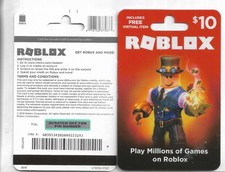 ROBLOX  GIFT CARD - NO VALUE ON CARD --- picture