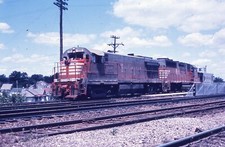 Duplicate Train Slide Chicago Burlington Quincy U25B #111 picture