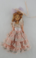 VTG 1940s/1950s VIRGA or MARCIE DUTCH HOLLAND GIRL MINIATURE DOLL FIGURINE picture