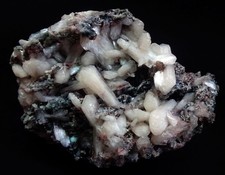 STUNNING STILBITE BOWS ON CORAL CHALCEDONY MATRIX MINERALS SPECIMENS picture
