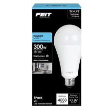 Feit Electric A23 LED Light Bulb, 300W Equivalent, LED, 5000k Daylight picture