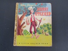 Walt Disney's JOHNNY APPLESEED #D11 A Little Golden Book 1949 A Printing HC picture