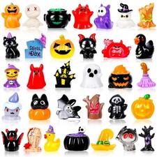 44Pcs Halloween Mini Resin Figures 44 Styles Little Figures to Hide Tiny Smal... picture