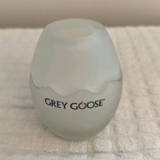 Vintage Grey Goose Vodka Egg Tea-Light Candle Holder & Candles New in Box picture