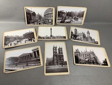 RARE Antique 1890's Cabinet Photos ~ Views of London ~ Old Photographs England picture