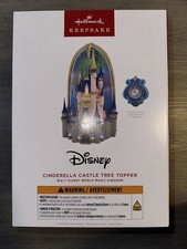 Hallmark 2026 Walt Disney World Cinderella Castle Tree Topper with Light & Sound picture