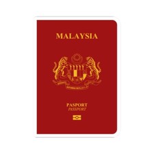 Malaysia Passport - STICKER Vinyl Kiss-Cut Decal picture