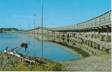 Postcard Cribstone Bridge Bailey Island-Orr's Island Maine USA picture