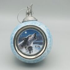 Spirit of the Wilderness - Bradford Exchange Wolf Ornaments - Midnight Harmony picture
