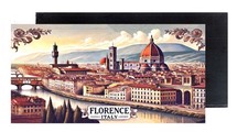 Florence Italy FRIDGE MAGNET travel souvenir (2 x 4 inches, wood) picture