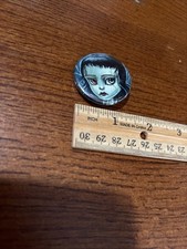 Mab Graves Pop Surrealism Ethereal Girl Button Pin Medieval Fairy Tale picture